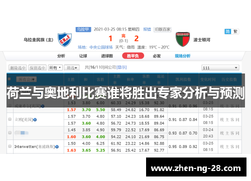 荷兰与奥地利比赛谁将胜出专家分析与预测